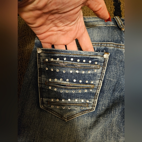 Platinum Plush slit front jeans - Picture 12 of 13